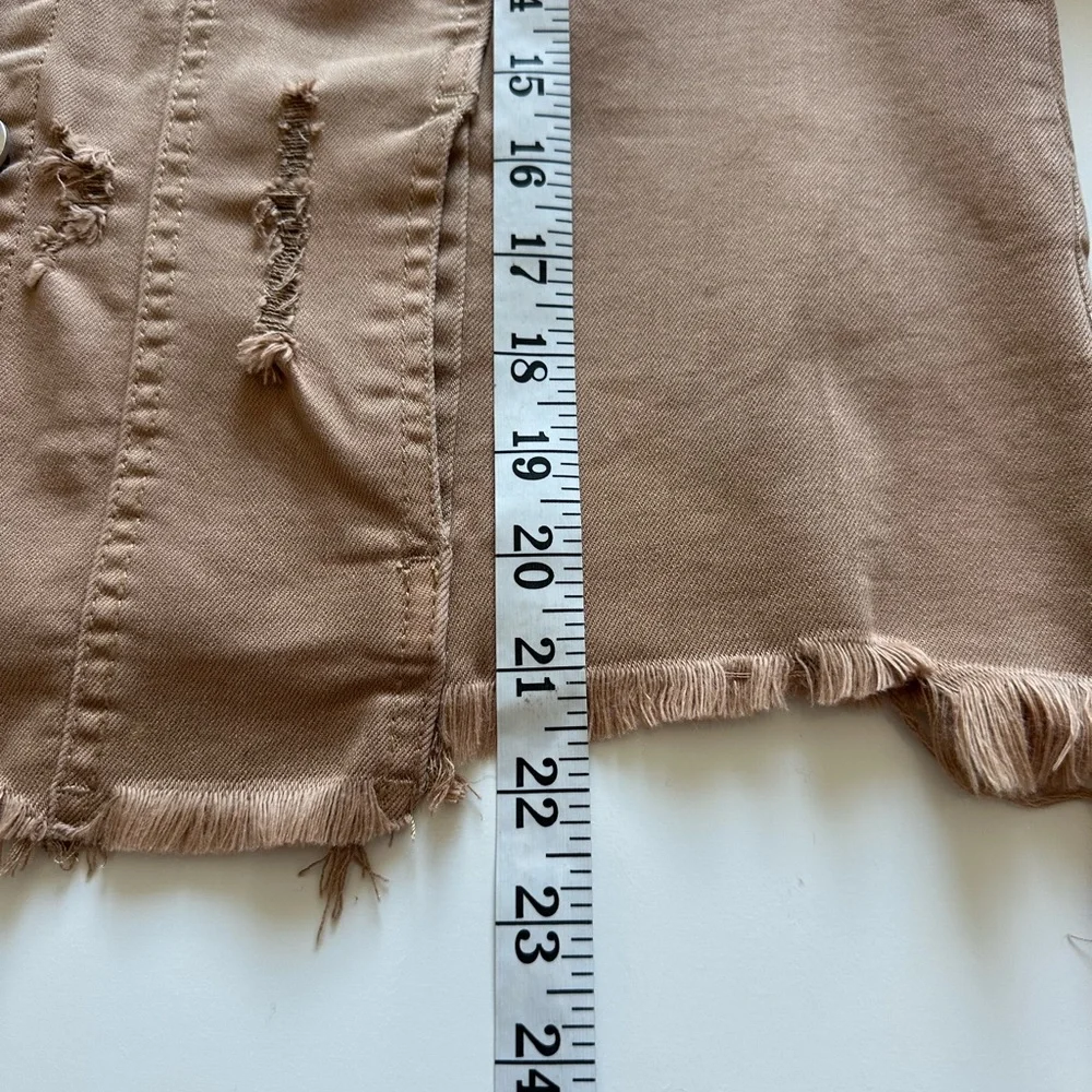 Stylish Tan‎ Denim Jacket women size 3X